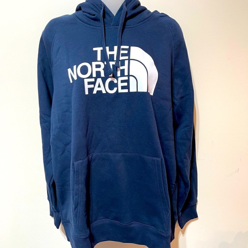 The North Face 80/20 Half Dome Pullover Hoodie Sweatshirt woman’s Navy XL NWT